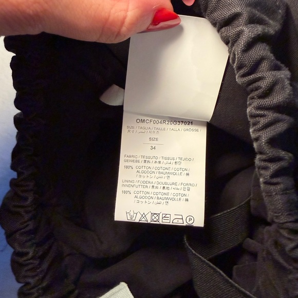 Off-White Black Cargo Pants for Men - Picture 8 of 10